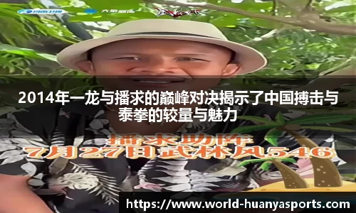 2014年一龙与播求的巅峰对决揭示了中国搏击与泰拳的较量与魅力